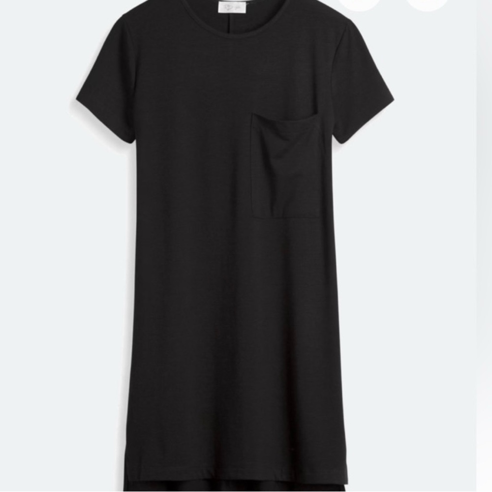 🍁RD Style Black Pocket T-Shirt Dress